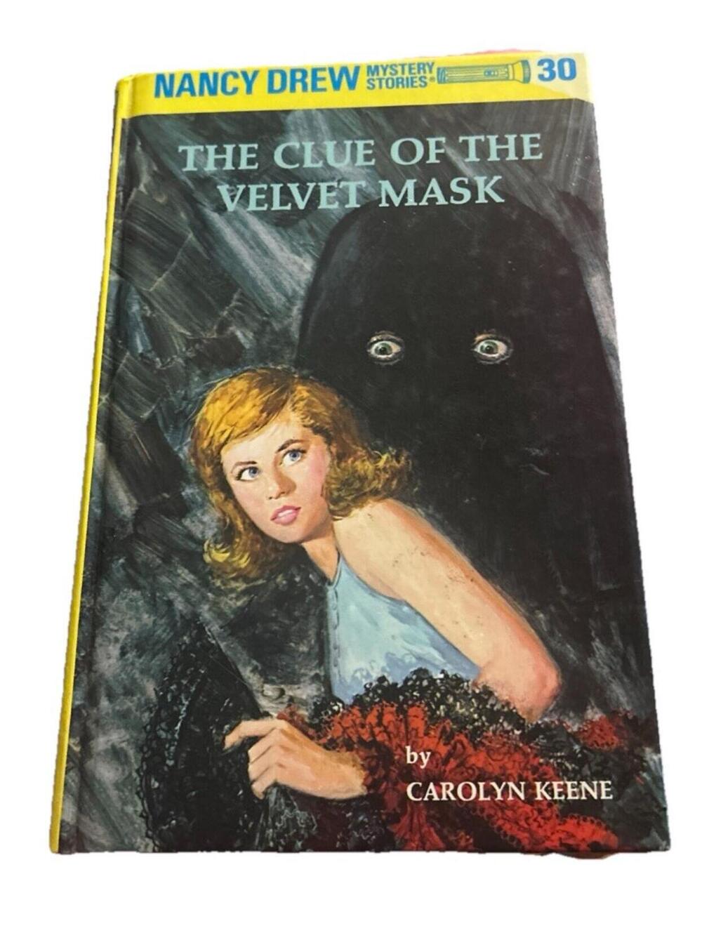[Nancy Drew #30] ,The Clue of the Velvet Mask Hardcover  ISBN 0-448-09530-0